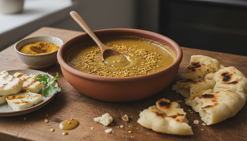 Sauce pour pain plat
