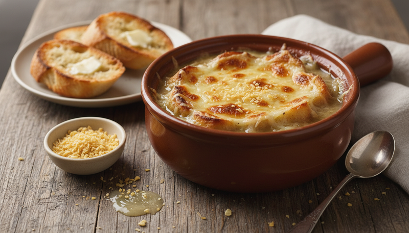 Soupe instantanée aux oignons