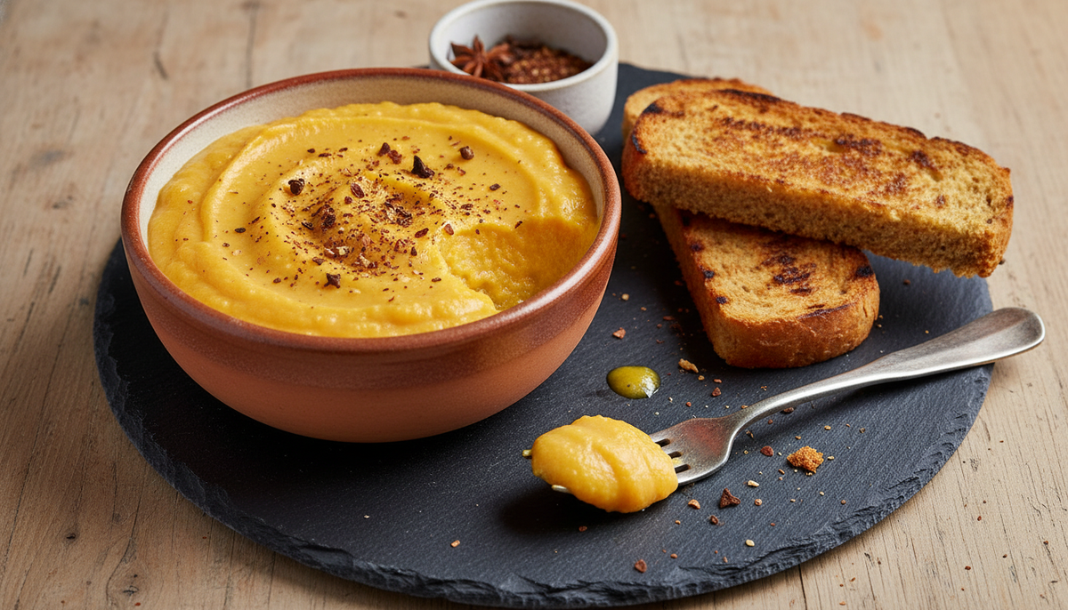 Mousseline de courge aux épices