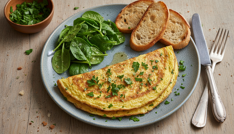 Omelette aux herbes