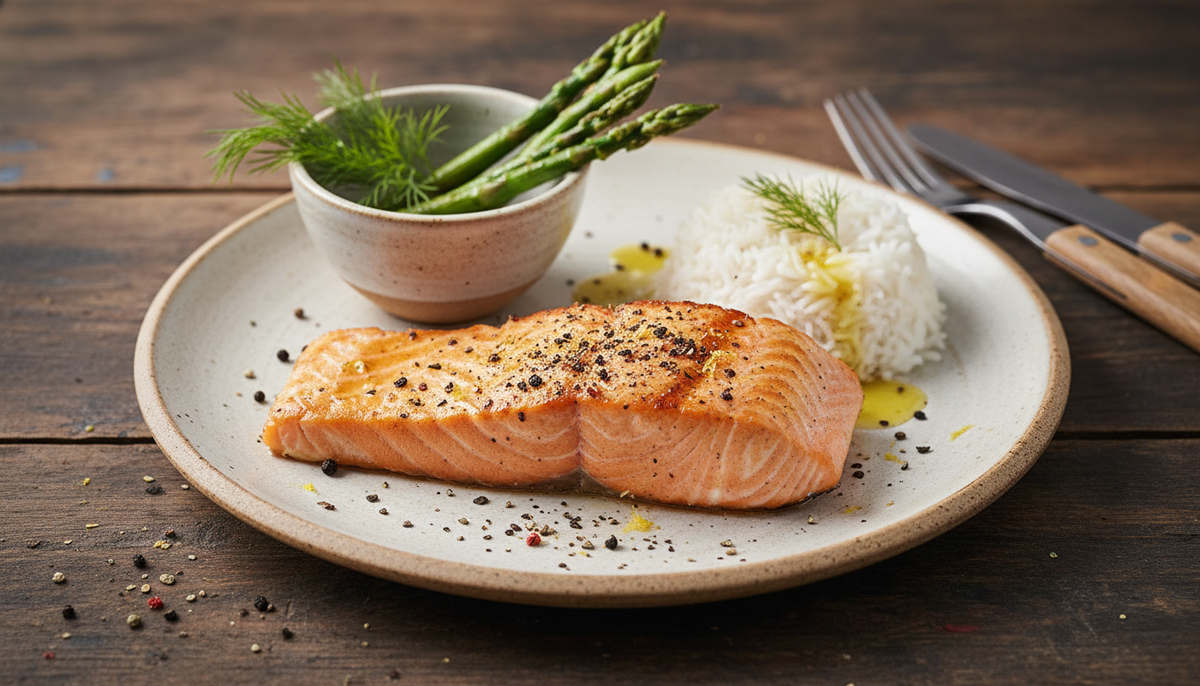 Pavé de saumon grillé