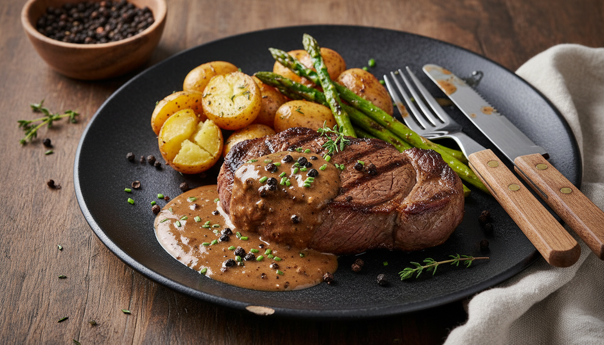 Sauce au poivre gastronomique