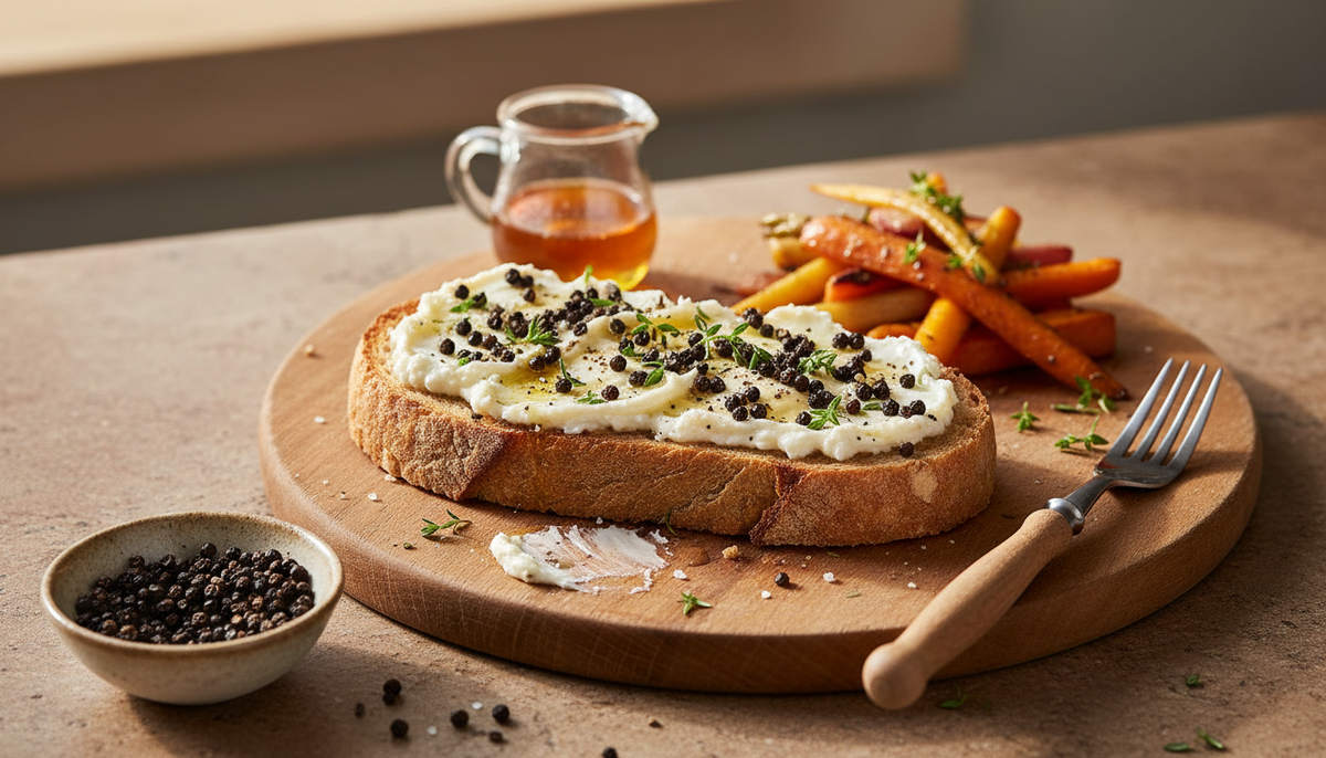 Toast de fromage de chèvre