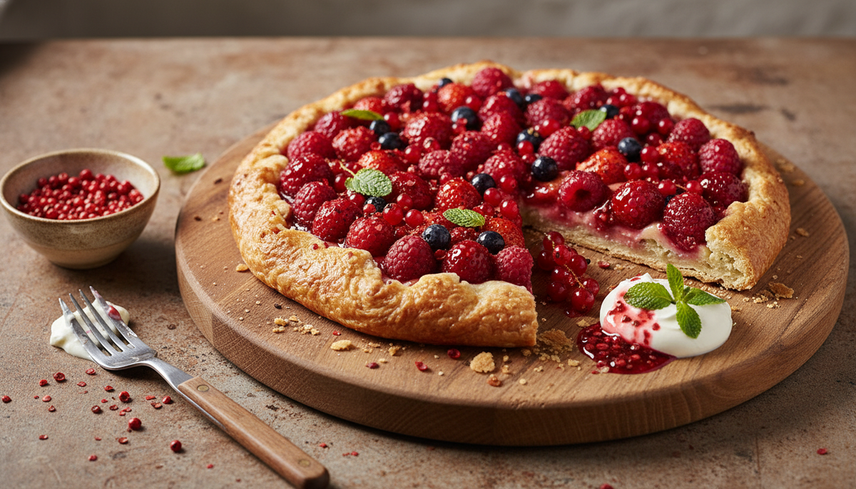 Tarte aux fruits rouges