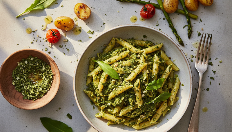 Pesto d'ail des ours séché