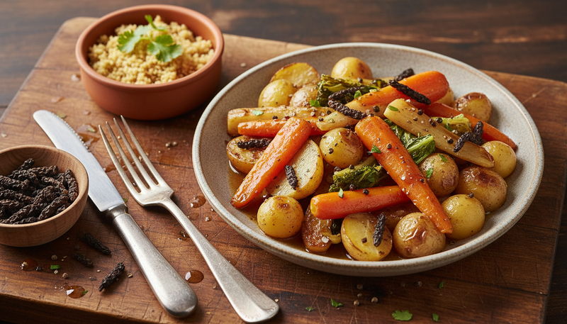 Légumes d'hiver braisés