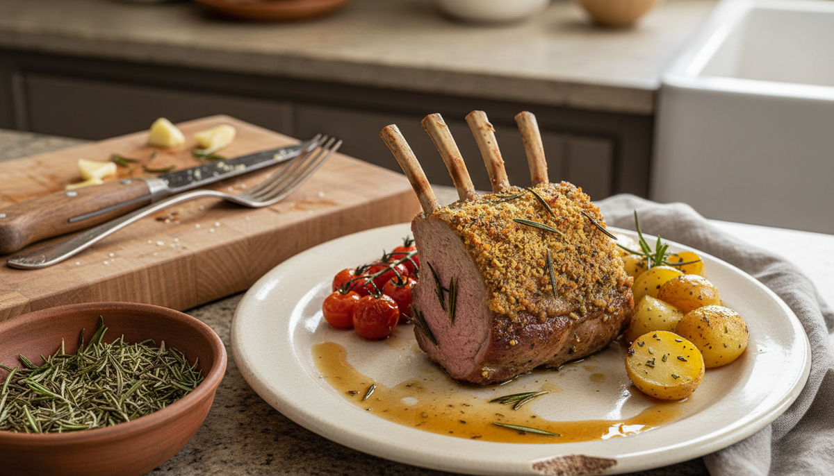 Carré d'agneau au romarin