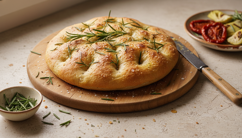 Focaccia aux herbes