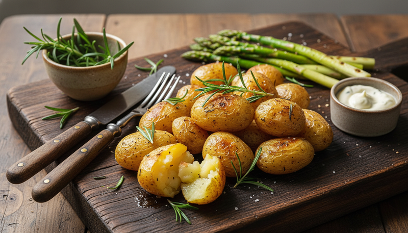 Pommes de terre grenaille rôties
