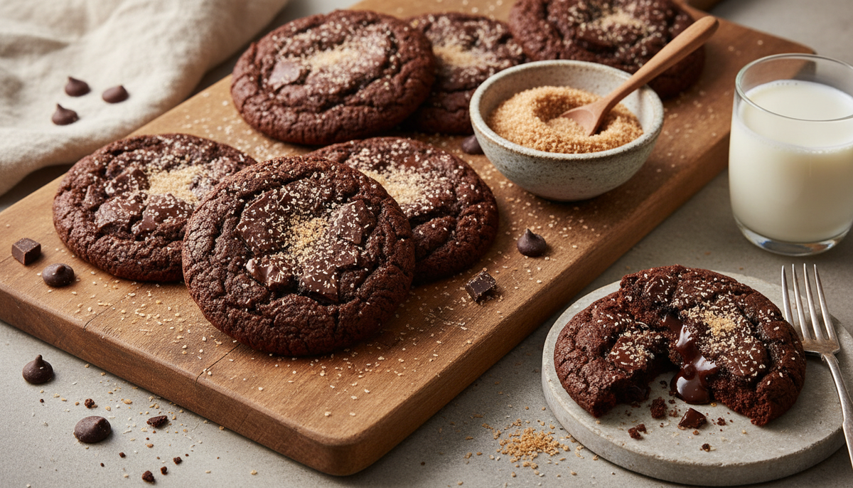 Cookies au chocolat noir