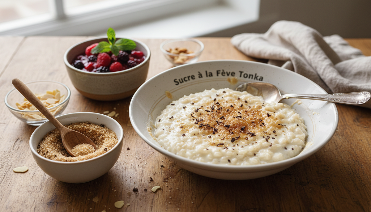 Riz au lait à la tonka