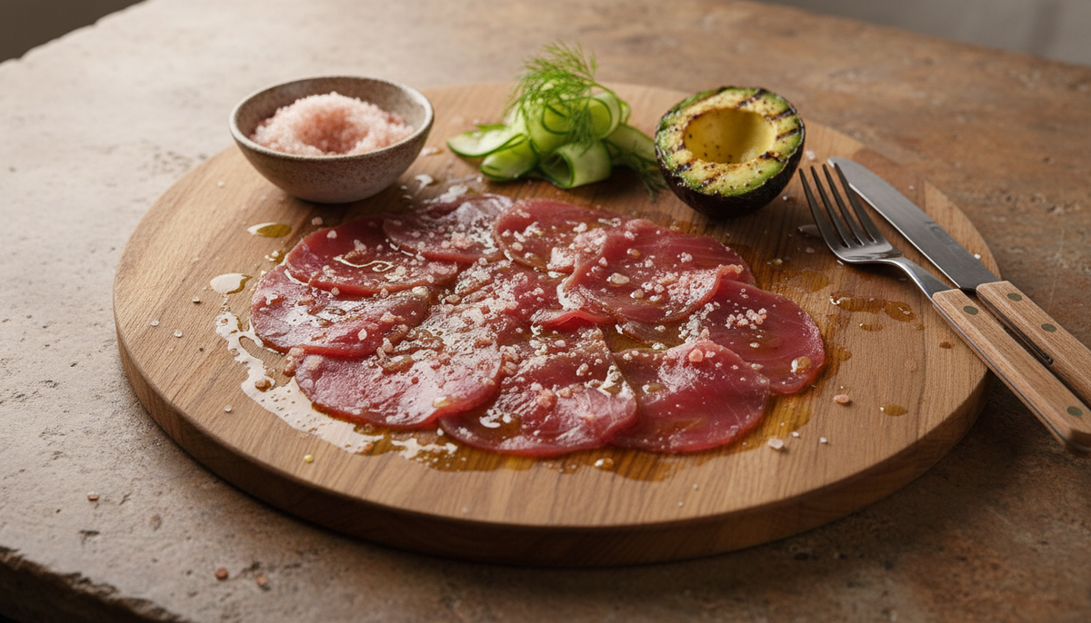 Carpaccio de thon