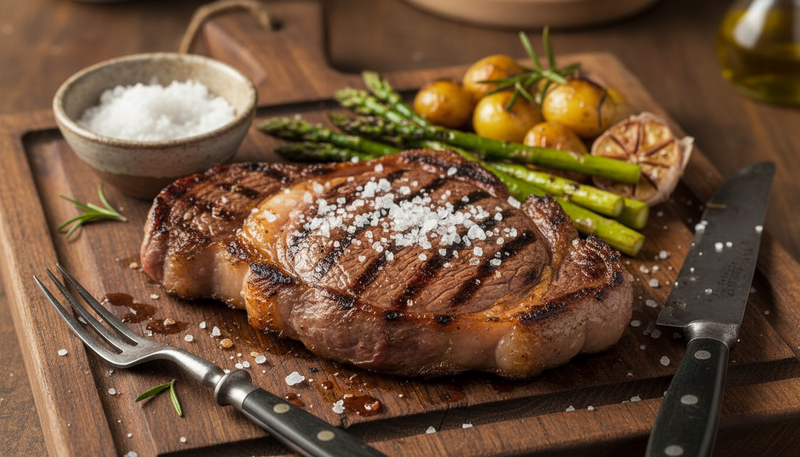 Finitions sur viandes grillées
