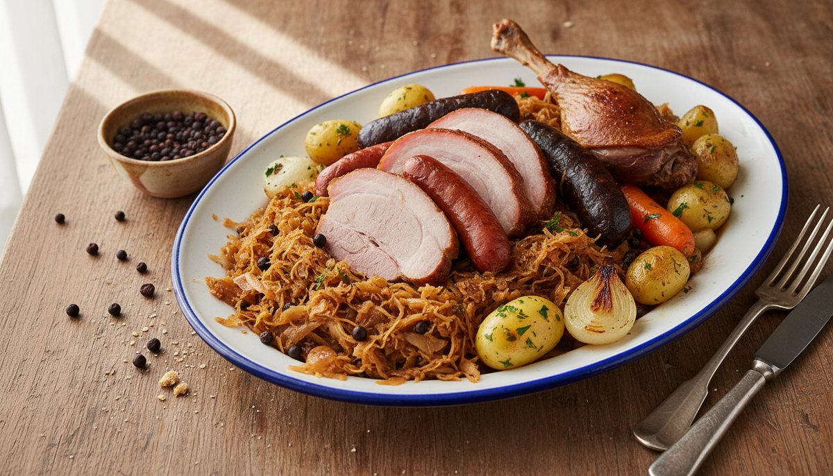 Choucroute garnie traditionnelle