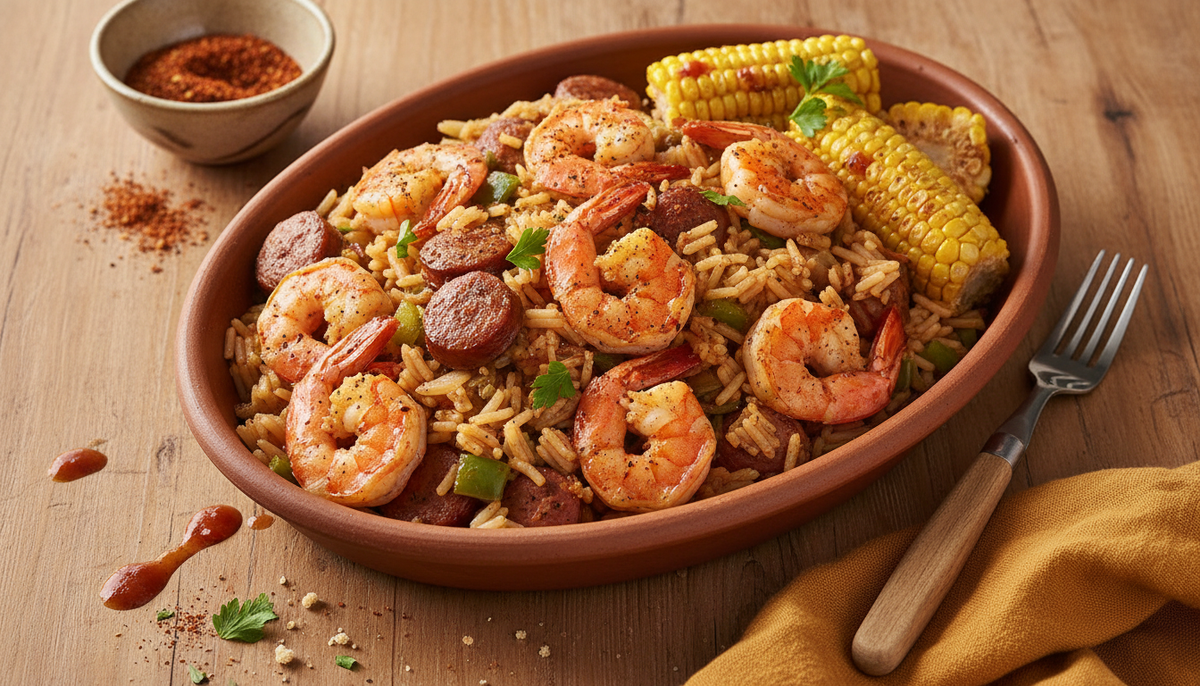 Crevettes façon Jambalaya