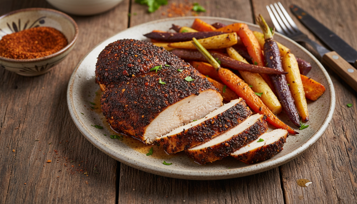 Poulet noirci (Blackened Chicken)