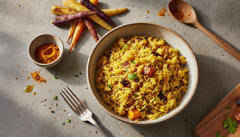 Riz pilaf jaune