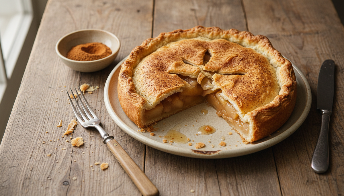 Tarte aux pommes cannelle