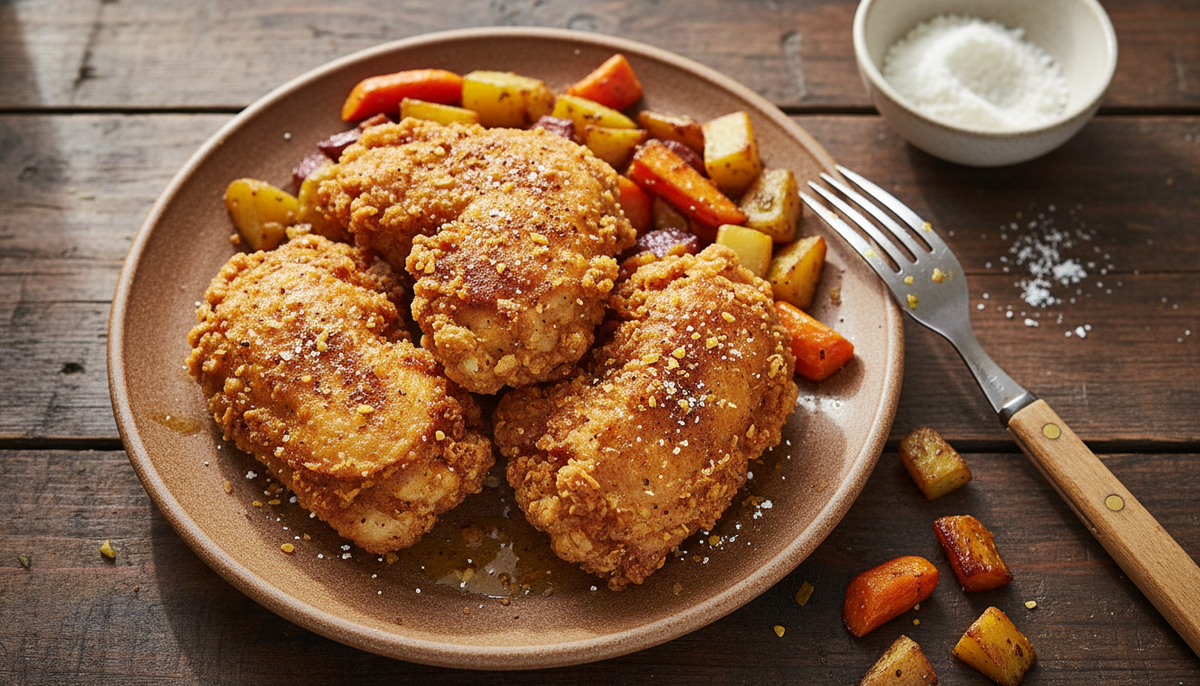 Panure de poulet frit façon Kentucky