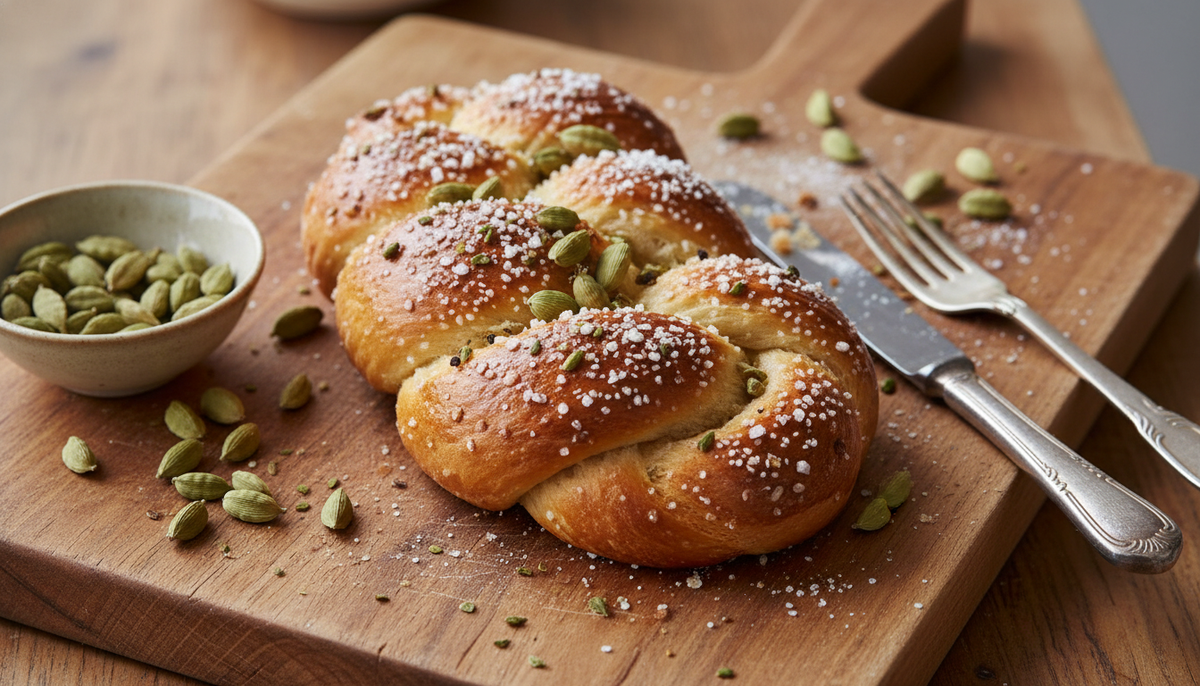 Brioche tressée suédoise