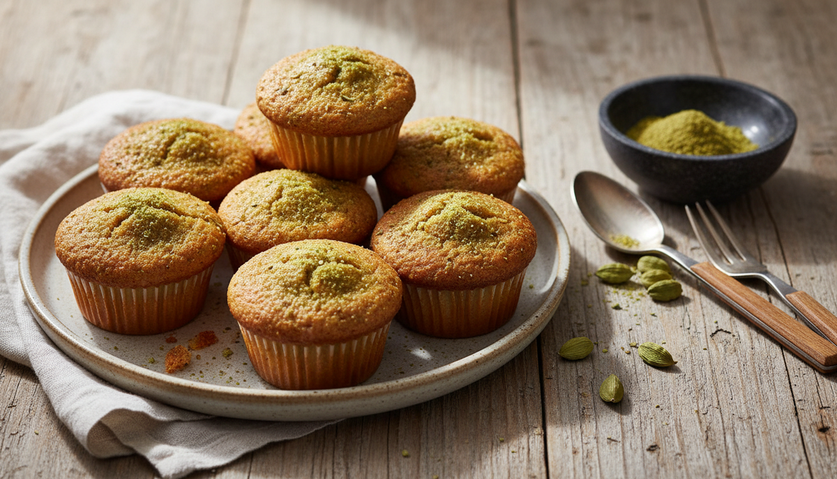 Muffins à la cardamome