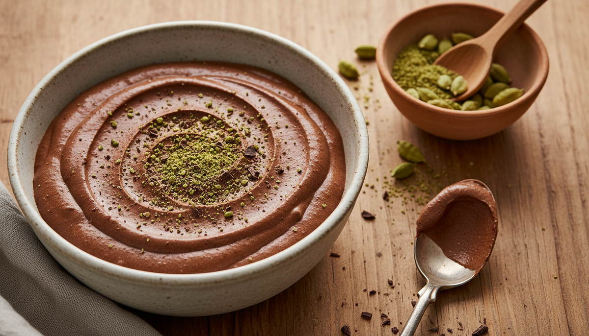 Mousse au chocolat épicée