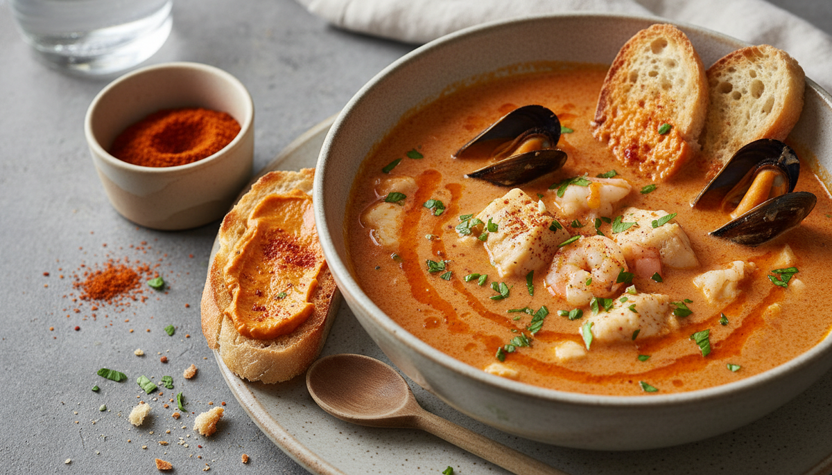 Soupe de poisson à la rouille