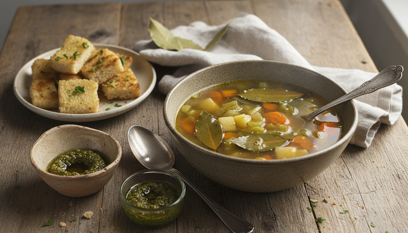 Bouillon de légumes maison