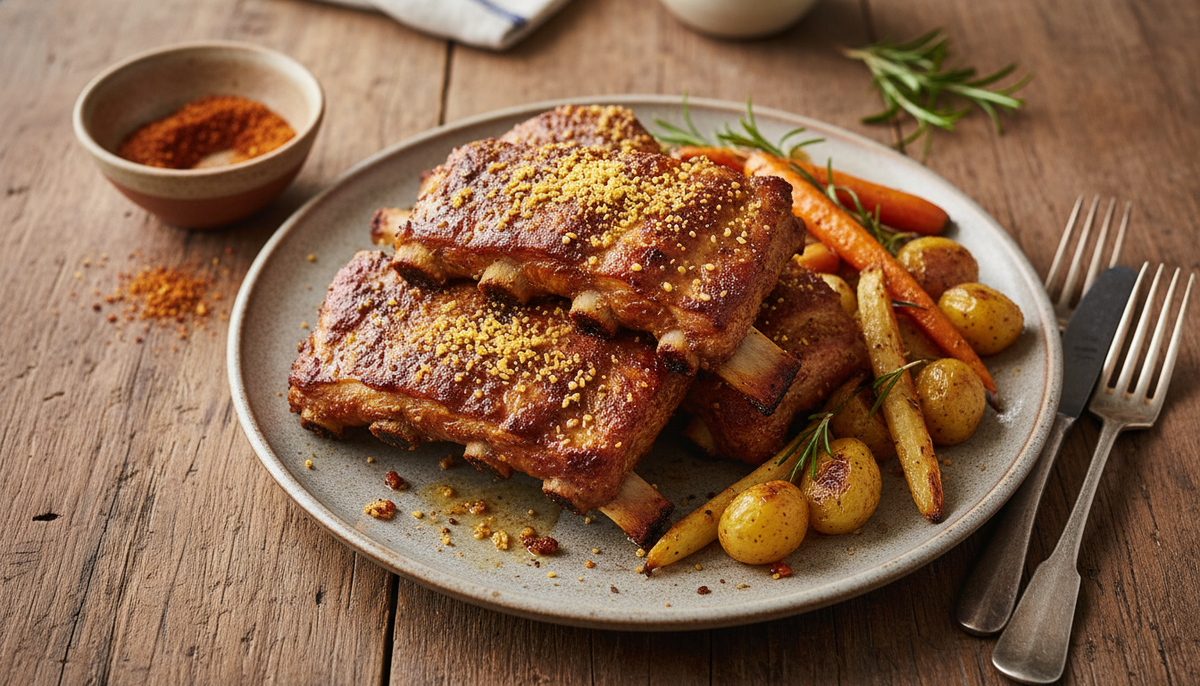 Marinade sèche pour travers de porc