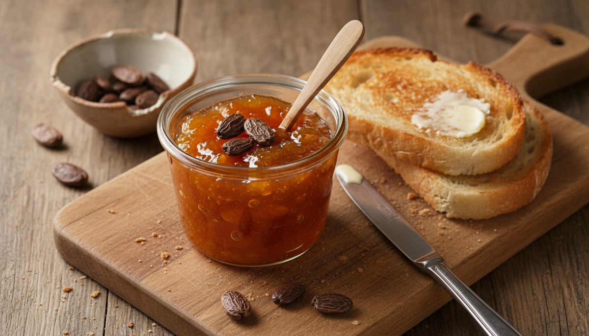 Confiture d'abricot parfumée