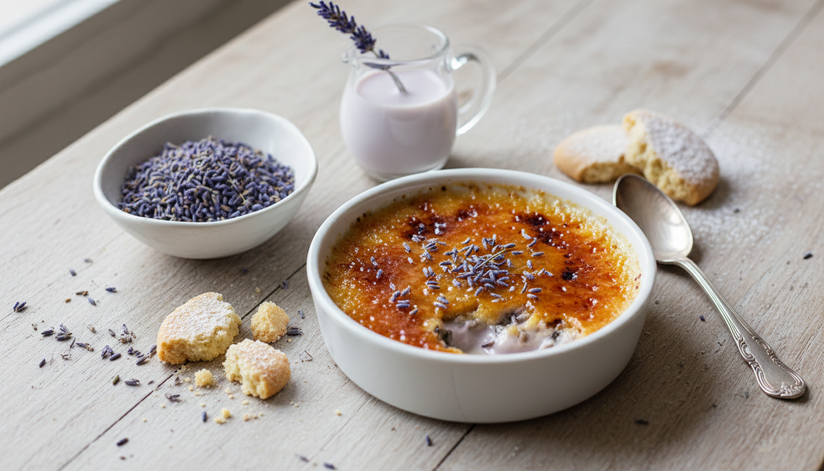 Crème brûlée à la lavande