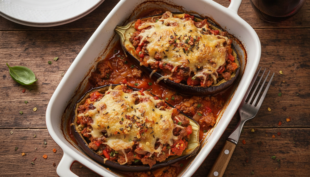 Aubergines farcies