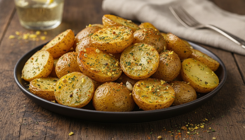 Pommes de terre nouvelles rôties aux herbes printanières