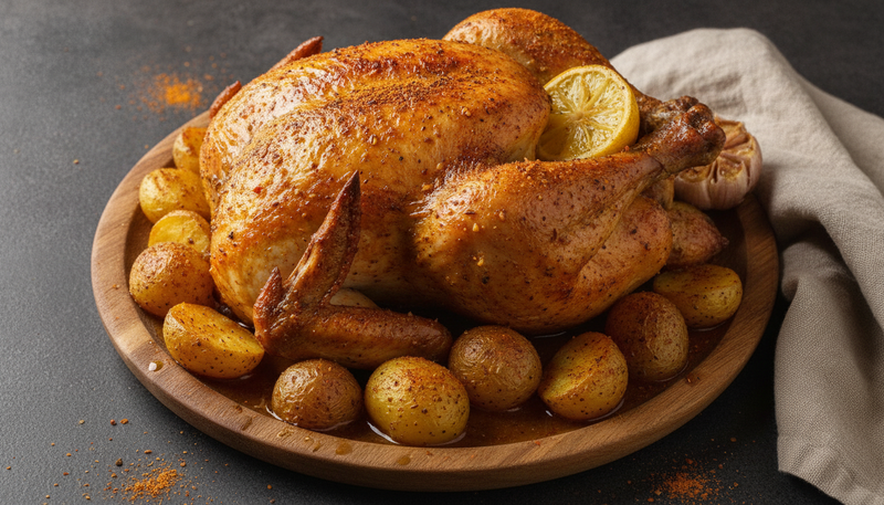 Poulet rôti au Brasier de Jaipur