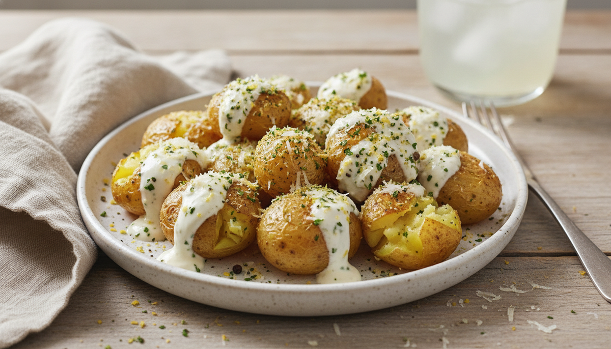 Pommes de terre grenailles façon César