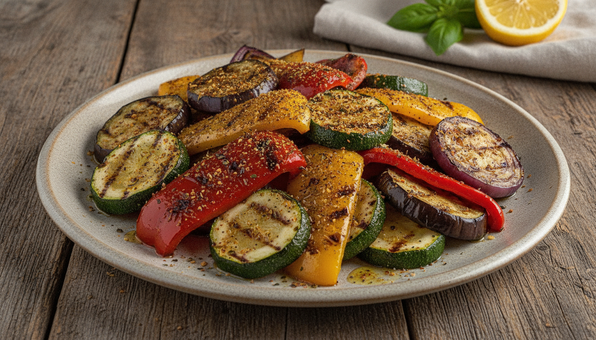 Légumes grillés au chipotle et aux herbes