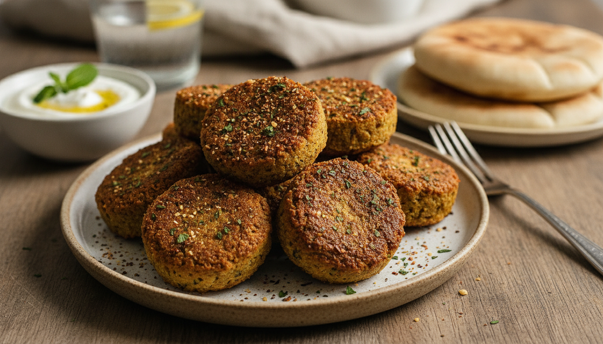 Falafels croustillants au four