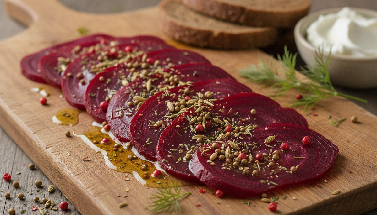 Betterave gravlax végétarienne